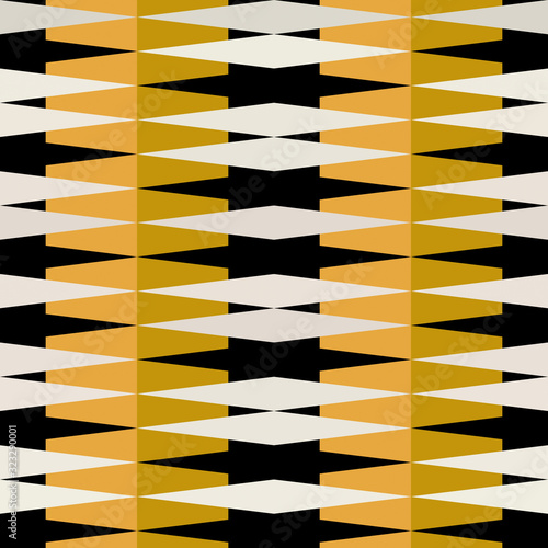 Geometric triangle diamond abstract texture background. Variegated  small pixel mosaic geo shapes seamless pattern. Funky all over print. Trendy modern gradient fashion swatch.