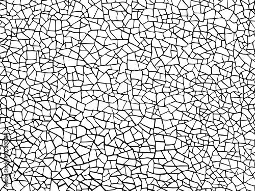  Background from cracks, scratches,  chips. Vintage old surface dirty walls. Grunge texture black and white