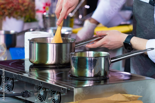 Cooking Cook cooks in the r...