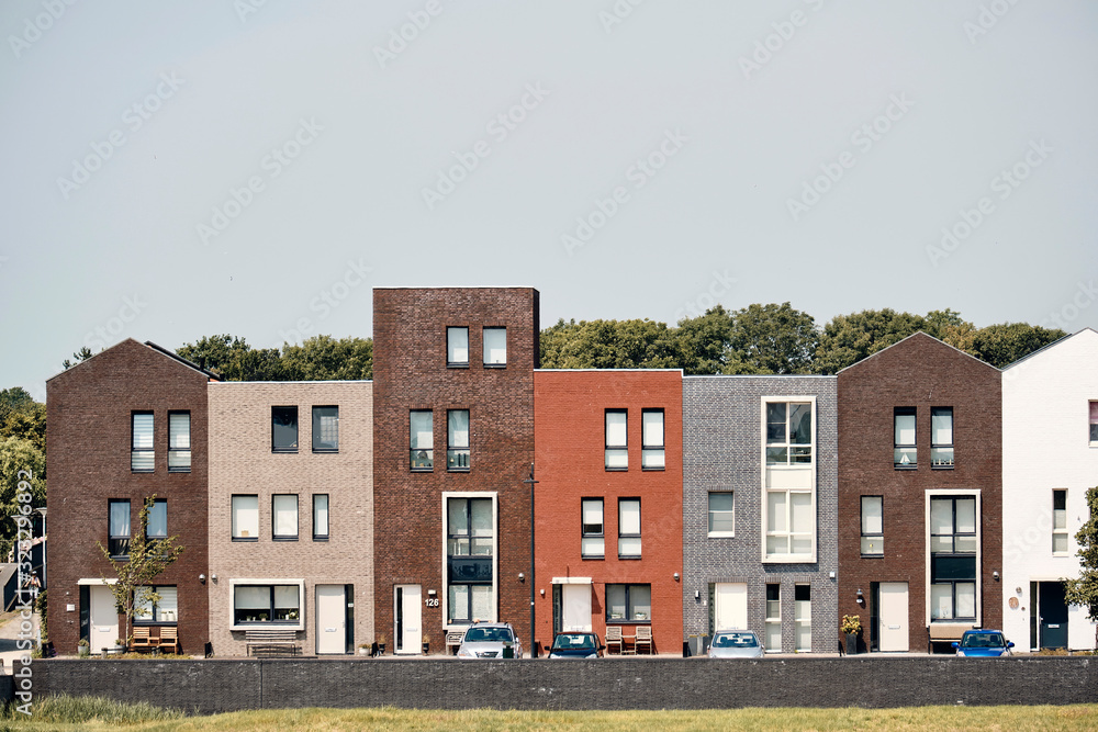 Moderne Architektur, Wohnungsbau in Zierikzee, Niederlande