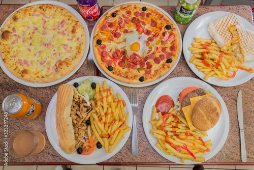 Pizza and fast food