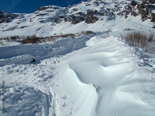 skitouring paradise silvretta mountains in austria photo