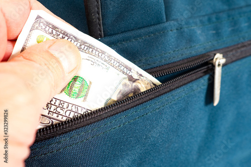 Money. To pay off. A man ta...