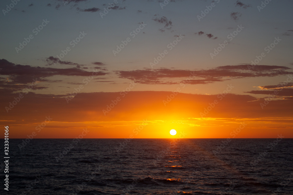 Obraz premium La Jolla Beach Sunset