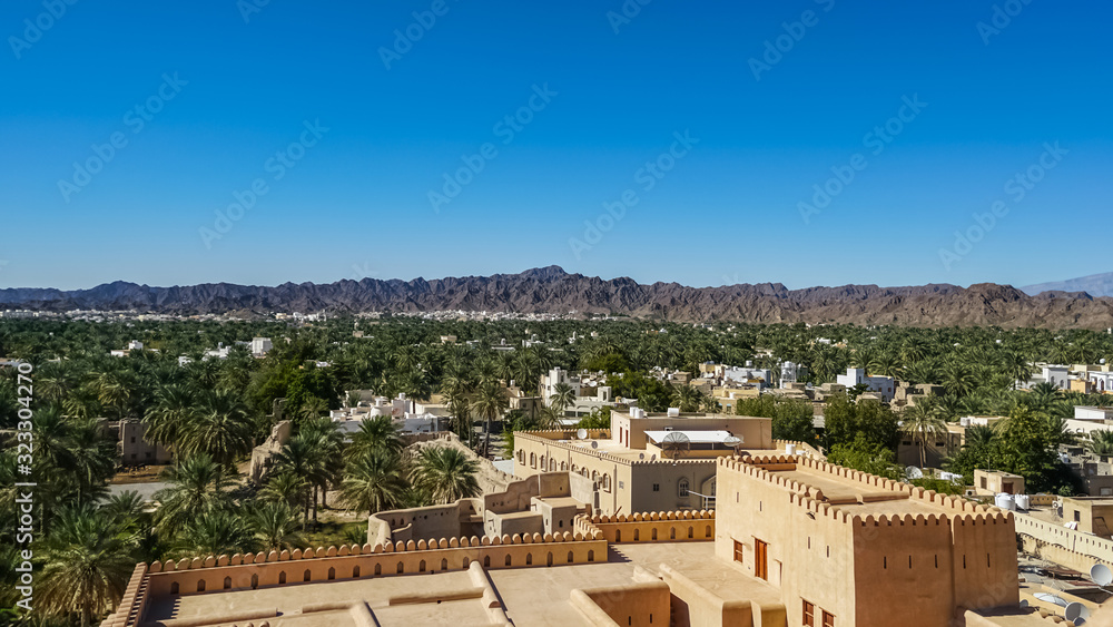 View over Historic Nizwa City, Oman