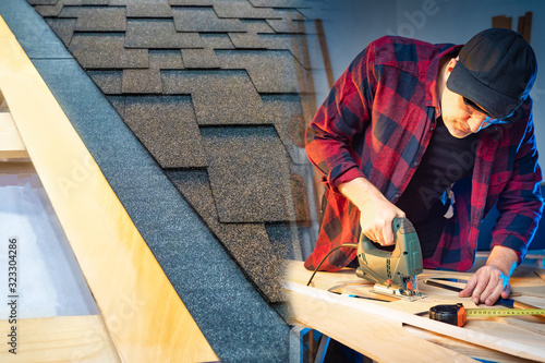 Work in a carpentry worksho...