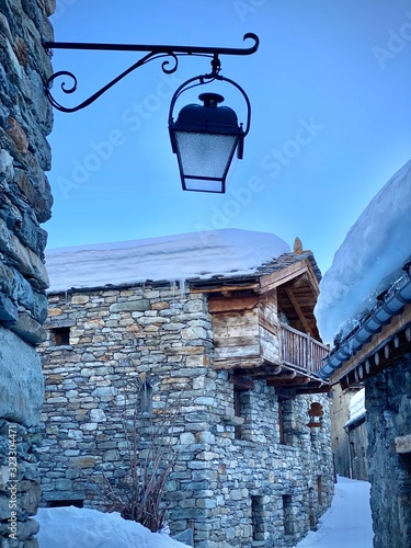 small village in France photo