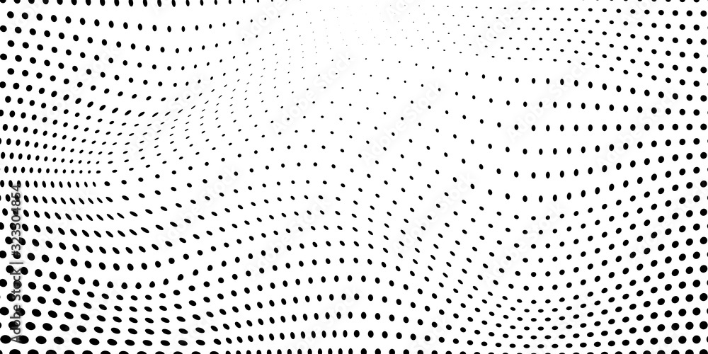 Abstract background made of halftone dots in white and black colors Abstract background made of halftone dots in white and black colors