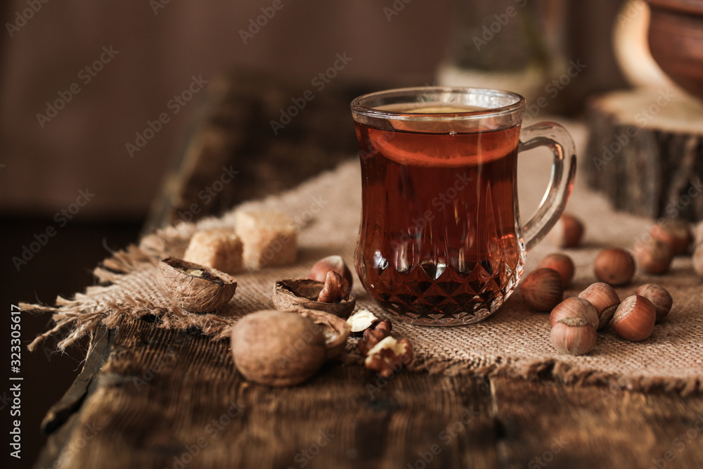tea beverage wooden breakfast cup tea beverage wooden breakfast cup