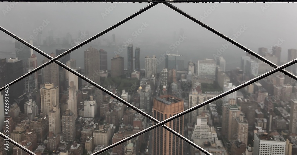 Fototapeta premium view from empire state