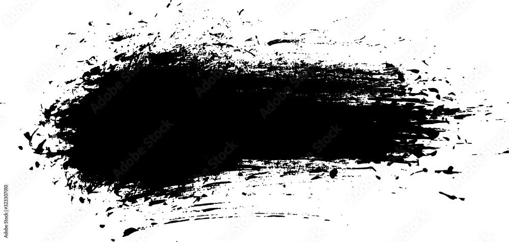 Naklejka premium Grunge Distress Banner Label Background