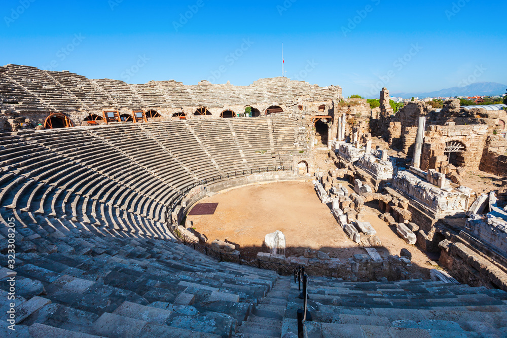 Theatre, Side ancient city, Turkey