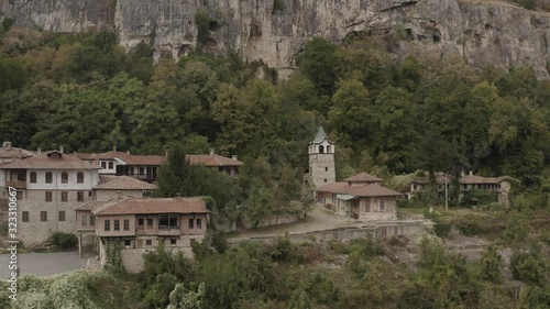 Wallpaper Mural Monastery of the Transfiguration of God near Veliko Tarnovo, Bulgaria. Aerial drone view Torontodigital.ca
