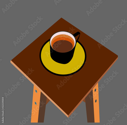 Illustration of a cup of Moccacino