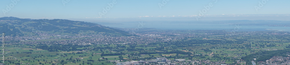 Panoramaaufnahme von Dornbirn, Österreich