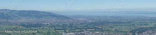 Panoramaaufnahme von Dornbirn, Österreich