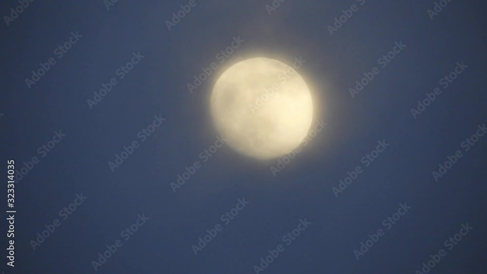 Full moon in the sky with clouds Full moon in the sky with clouds