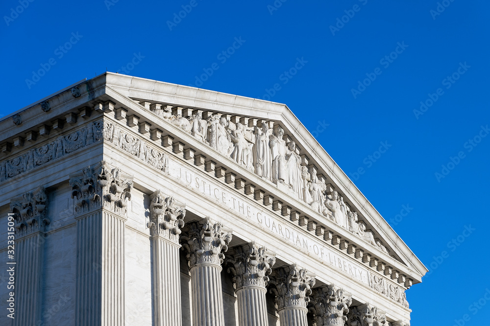 Supreme Court Building, eastern facade, Washington D.C., USA