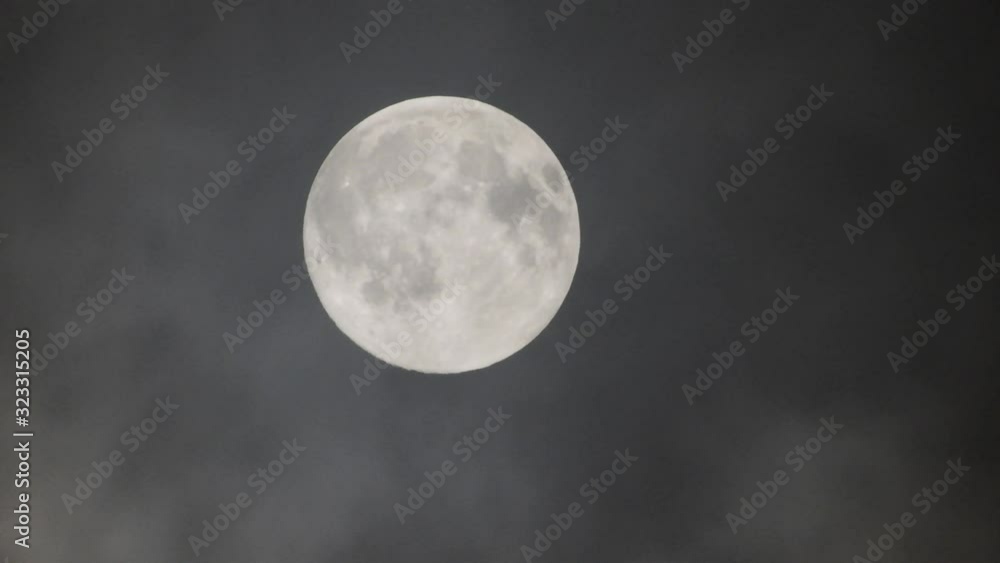 Full moon in the sky with clouds Full moon in the sky with clouds