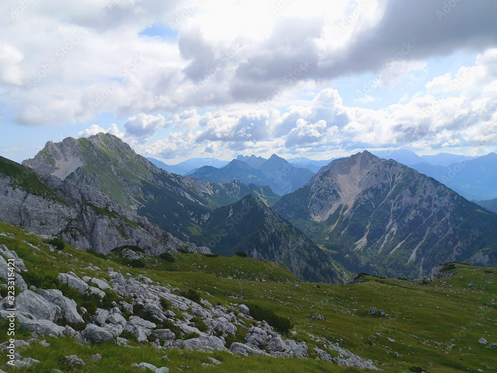 View from mountain Stol, Karawanks