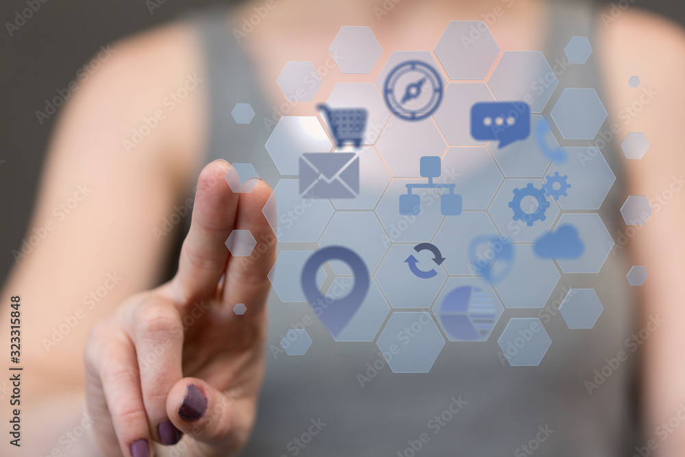 Protect Cloud Information Data Concept.. Protect Cloud Information Data Concept..