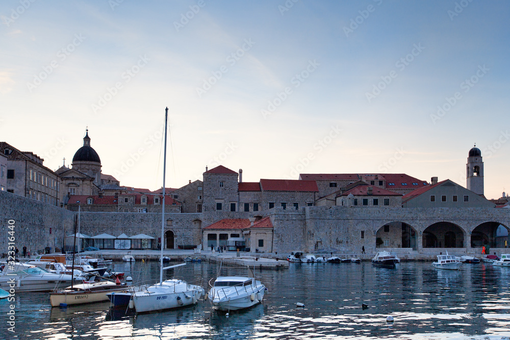 The old port and fortress of St. Ivan, Dubrovnik, Croatia