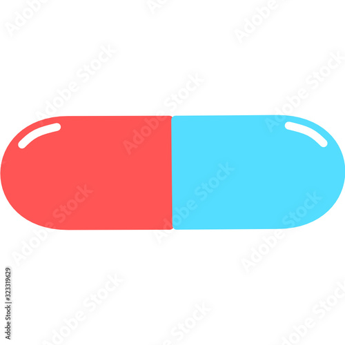 Medical pill. Medicine, pharmacy, hospital set of drugs. Medication, pharmaceutics concept. Vector illustration. Drugs flat icons: pills, capsules. healthcare medicine icon