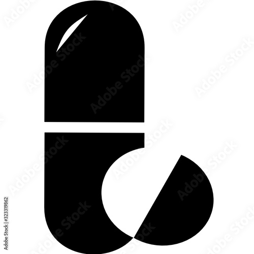 Medical pill. Medicine, pharmacy, hospital set of drugs. Medication, pharmaceutics concept. Vector illustration. Drugs flat icons: pills, capsules. healthcare medicine icon