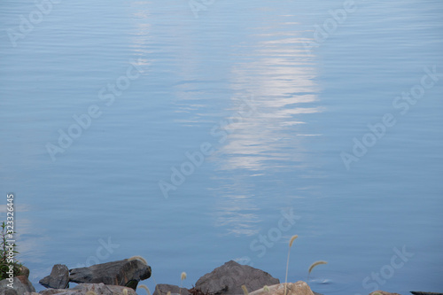 Reflection of the Sky on a Lake