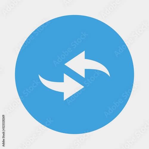 swap icon vector illustration and symbol for website and graphic design
