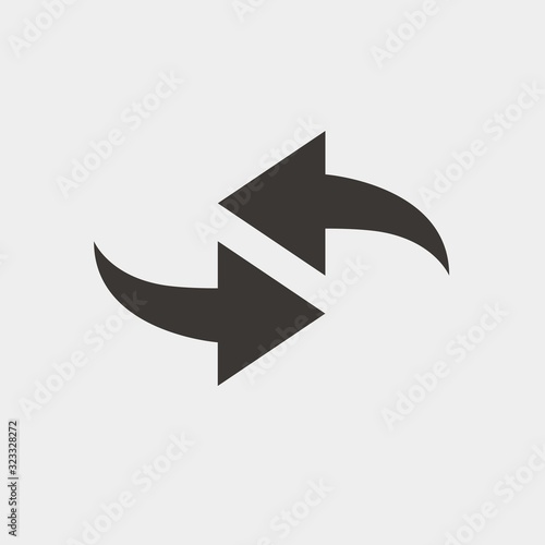swap icon vector illustration and symbol for website and graphic design