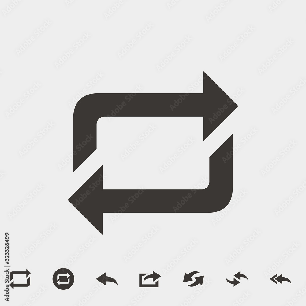 arrow rotation icon vector illustration and symbol for website and graphic design arrow rotation icon vector illustration and symbol for website and graphic design