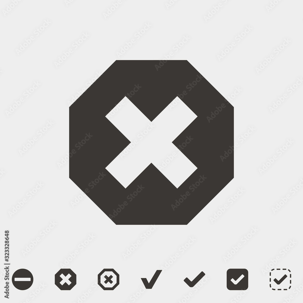 cancel cross icon vector illustration and symbol for website and graphic design cancel cross icon vector illustration and symbol for website and graphic design
