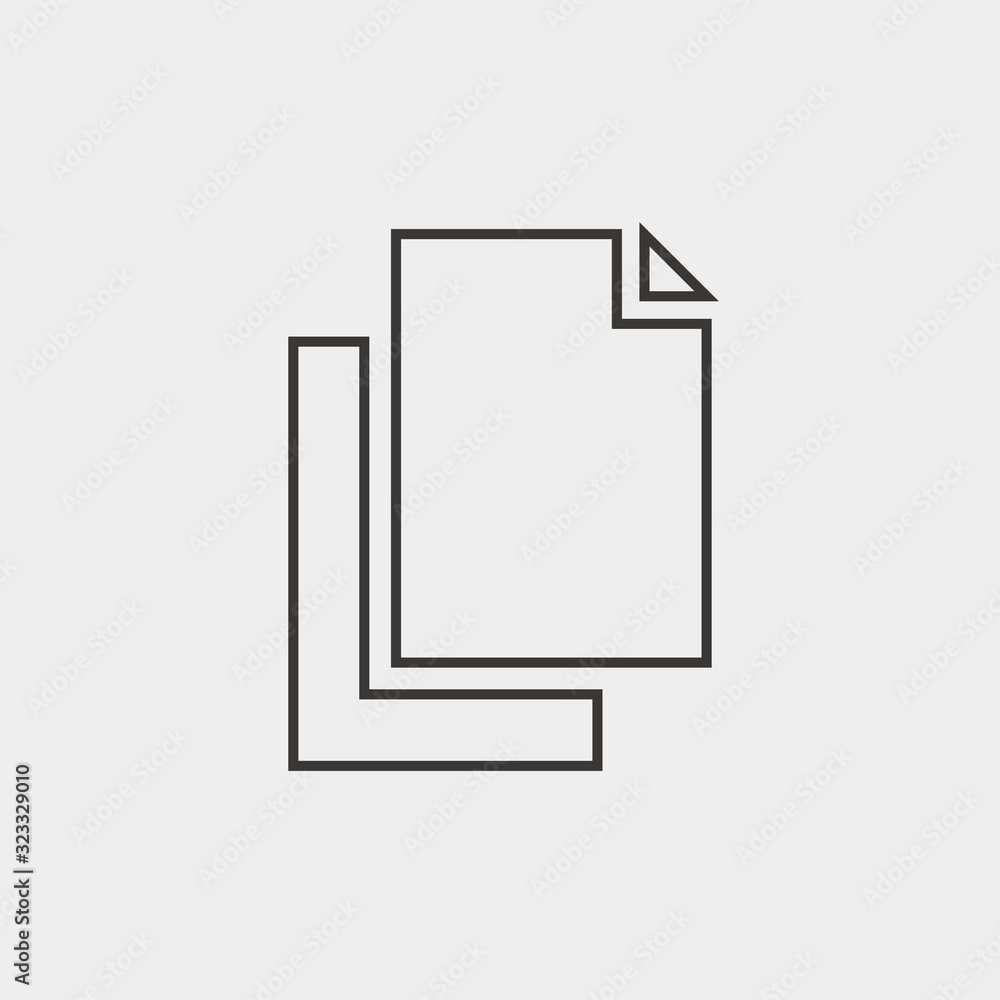 documents icon vector illustration and symbol for website and graphic design documents icon vector illustration and symbol for website and graphic design