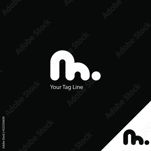 Initial M logo design, Initial M logo design with round style, Logo for game, esport, community or business