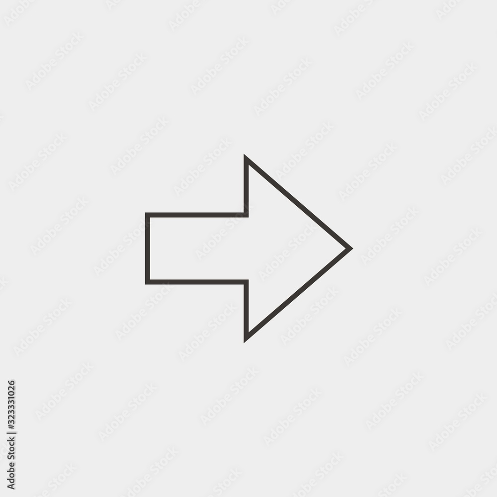 arrow icon vector illustration and symbol for website and graphic design arrow icon vector illustration and symbol for website and graphic design