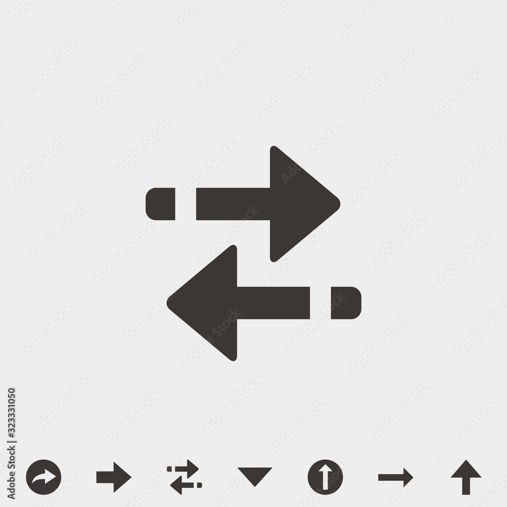 arrows icon vector illustration and symbol for website and graphic design arrows icon vector illustration and symbol for website and graphic design