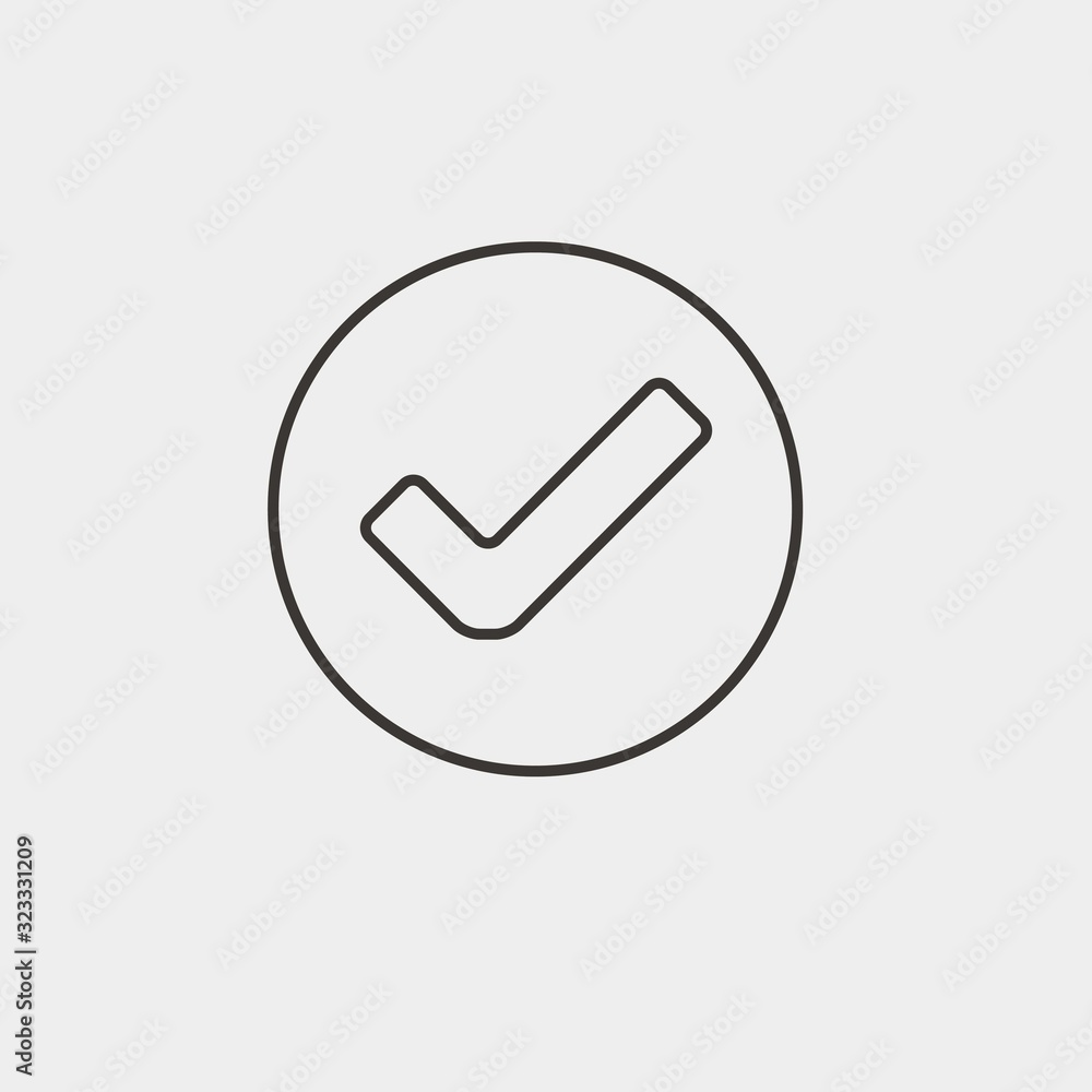 check mark icon vector illustration and symbol for website and graphic design check mark icon vector illustration and symbol for website and graphic design