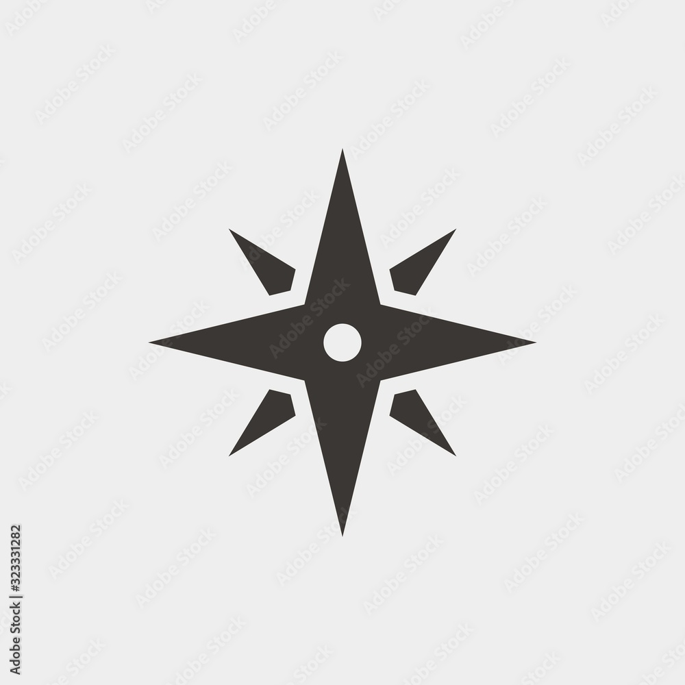 compass icon vector illustration and symbol for website and graphic design compass icon vector illustration and symbol for website and graphic design