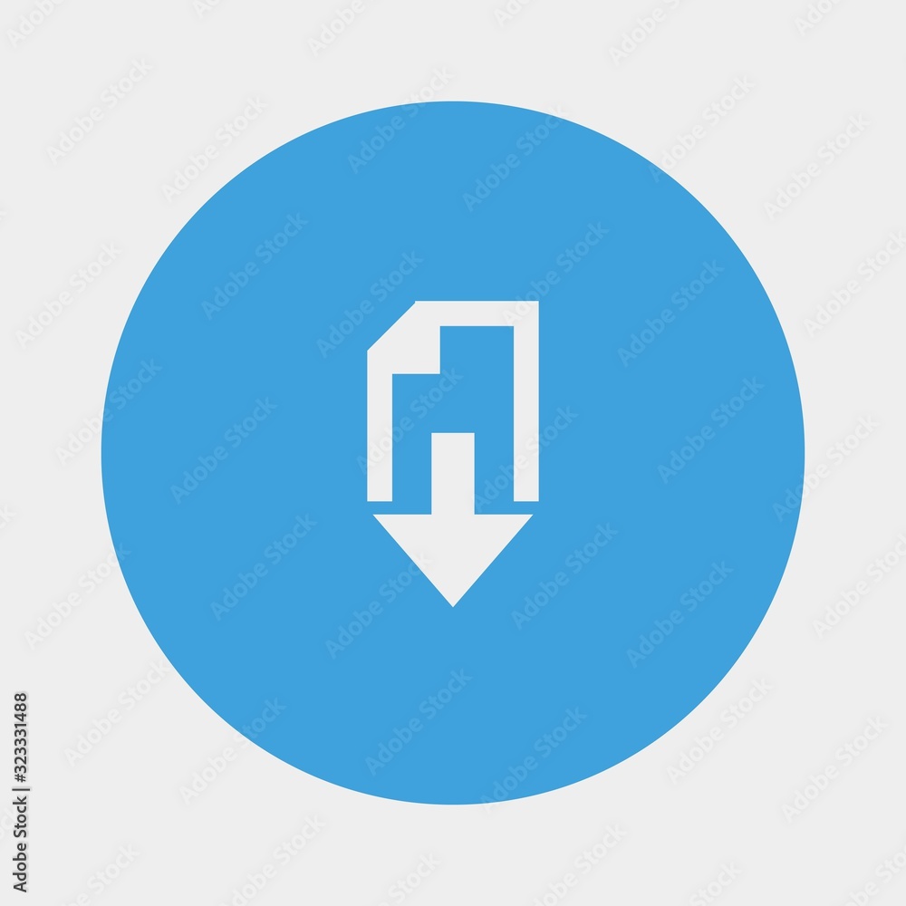 download file icon vector illustration and symbol for website and graphic design download file icon vector illustration and symbol for website and graphic design