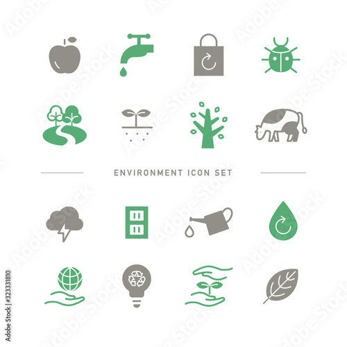 ENVIRONMENT ICON SET
