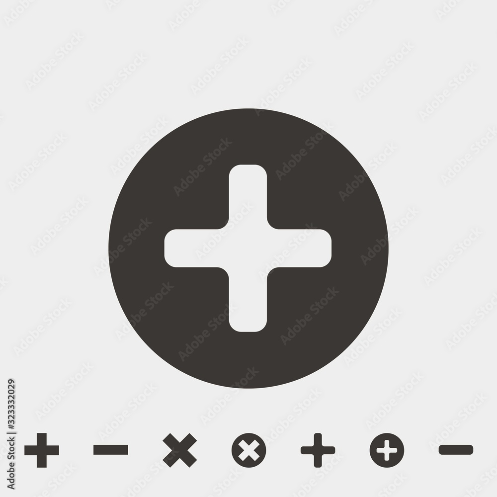 plus icon vector illustration and symbol for website and graphic design plus icon vector illustration and symbol for website and graphic design