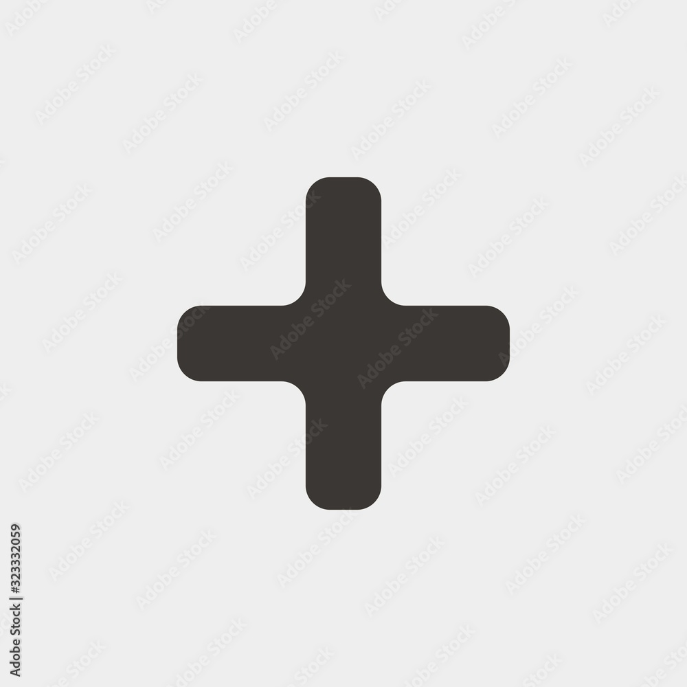 plus icon vector illustration and symbol for website and graphic design plus icon vector illustration and symbol for website and graphic design