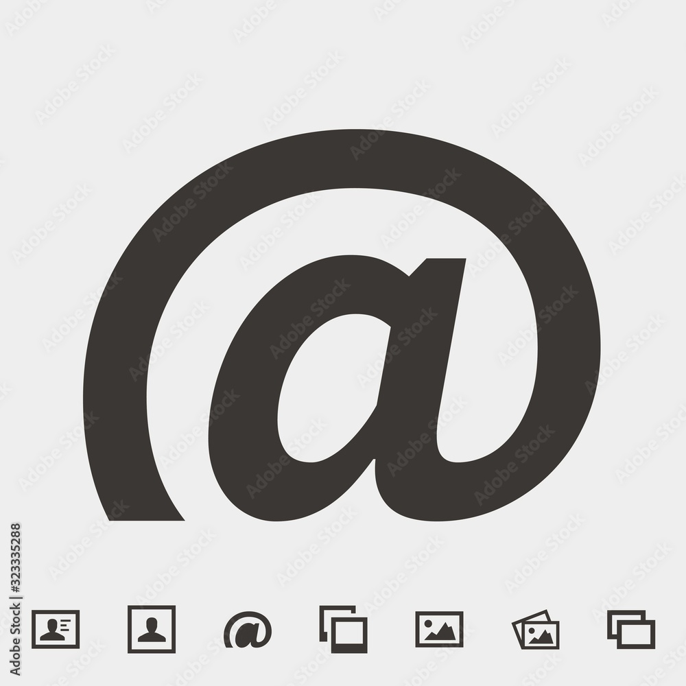 email icon vector illustration and symbol for website and graphic design