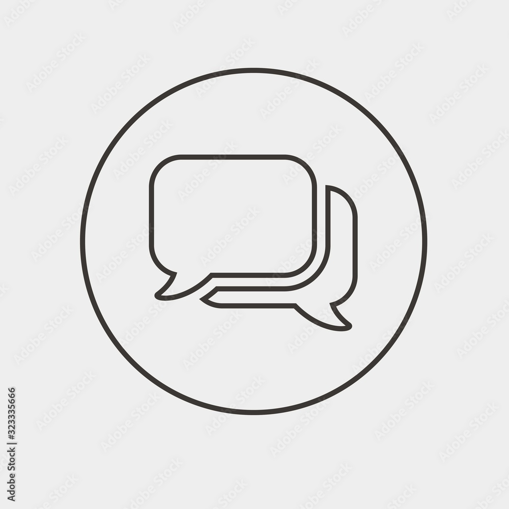 message bubble icon vector illustration and symbol for website and graphic design message bubble icon vector illustration and symbol for website and graphic design