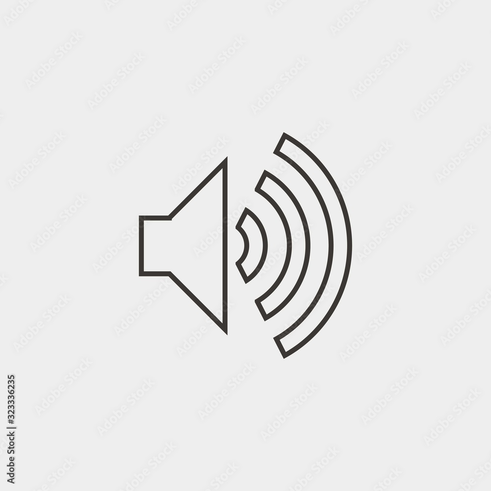 speaker icon vector illustration and symbol for website and graphic design speaker icon vector illustration and symbol for website and graphic design