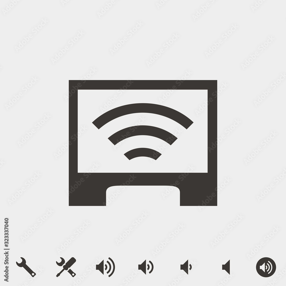 wifi connected icon vector illustration and symbol for website and graphic design wifi connected icon vector illustration and symbol for website and graphic design