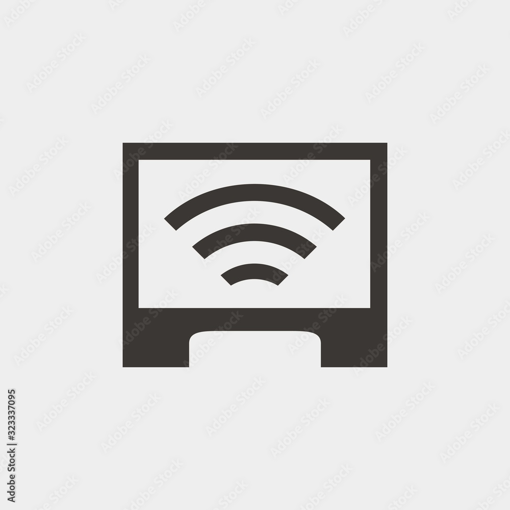 wifi connected icon vector illustration and symbol for website and graphic design wifi connected icon vector illustration and symbol for website and graphic design