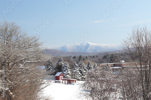 Snow covered mountain 