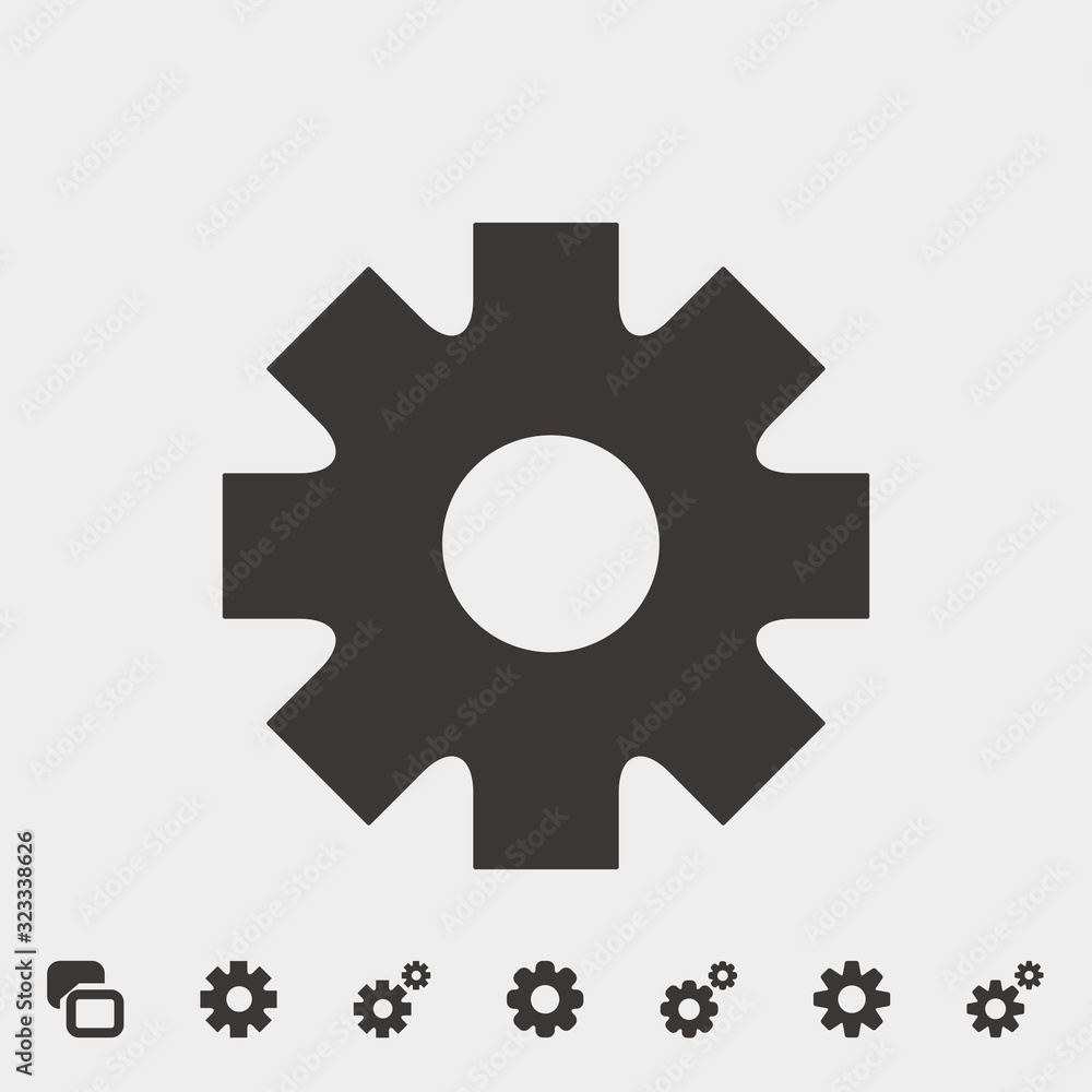 settings gear icon vector illustration and symbol for website and graphic design settings gear icon vector illustration and symbol for website and graphic design